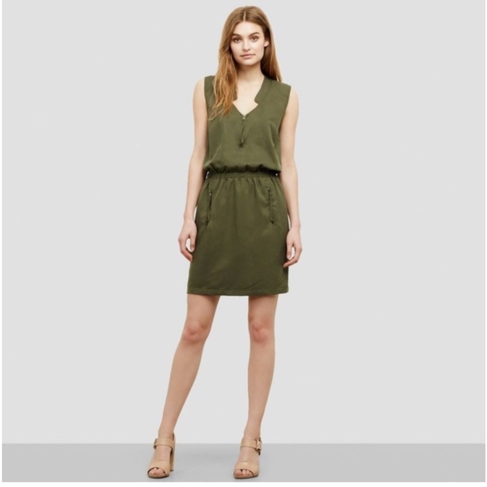 Kenneth Cole Army Green Dress Pockets